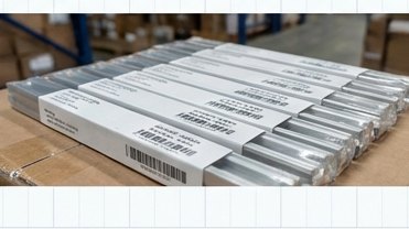 Cajas de matrix PTL almacenadas en anaquel